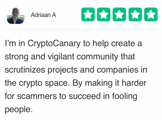 CryptoCanary Testimony 3
